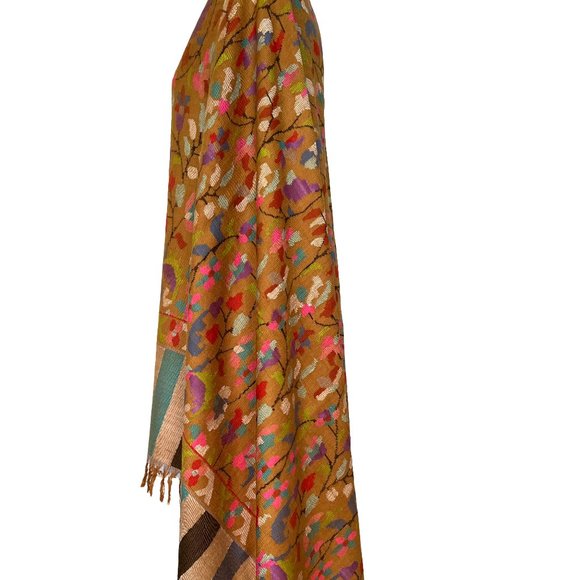 One of a kind shawl ! Gift ideas ! Pure cashmere wrap ! Handmade cashmere shawl - Picture 3 of 9